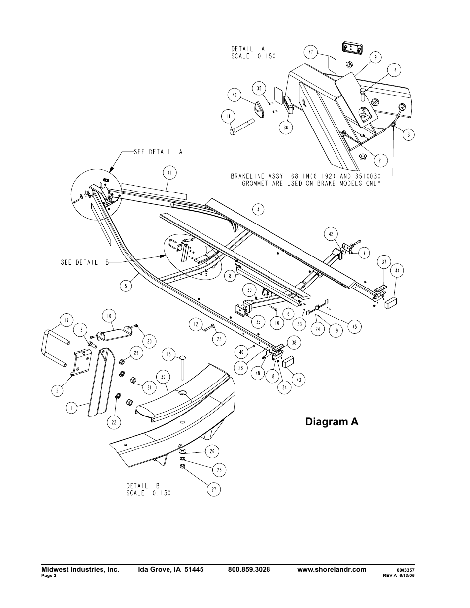 Diagram a | ShoreLand'r SLB2314S User Manual | Page 2 / 10