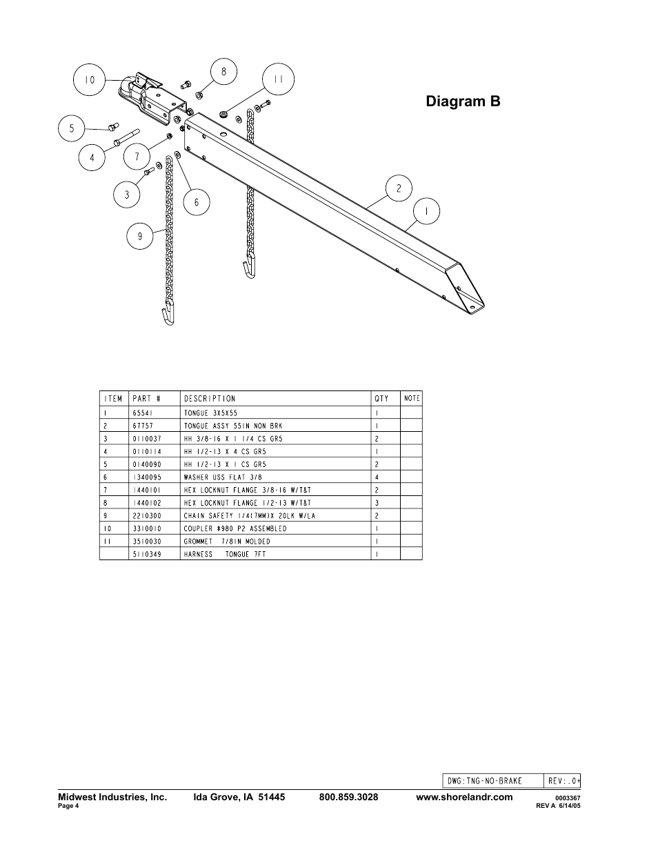 Diagram b | ShoreLand'r SLB2314SW User Manual | Page 4 / 10