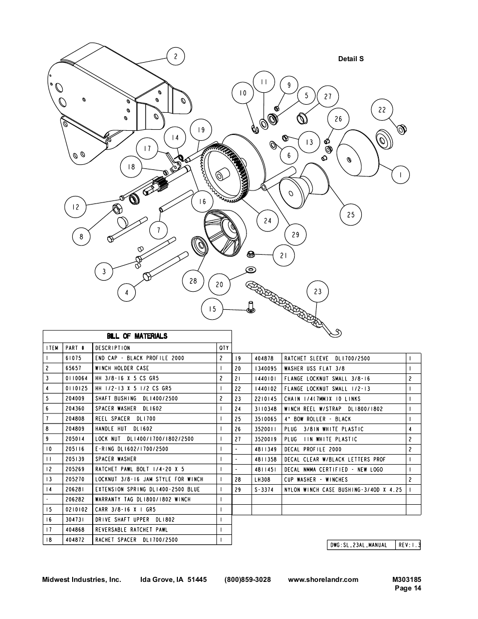 ShoreLand'r SL23AL User Manual | Page 14 / 16