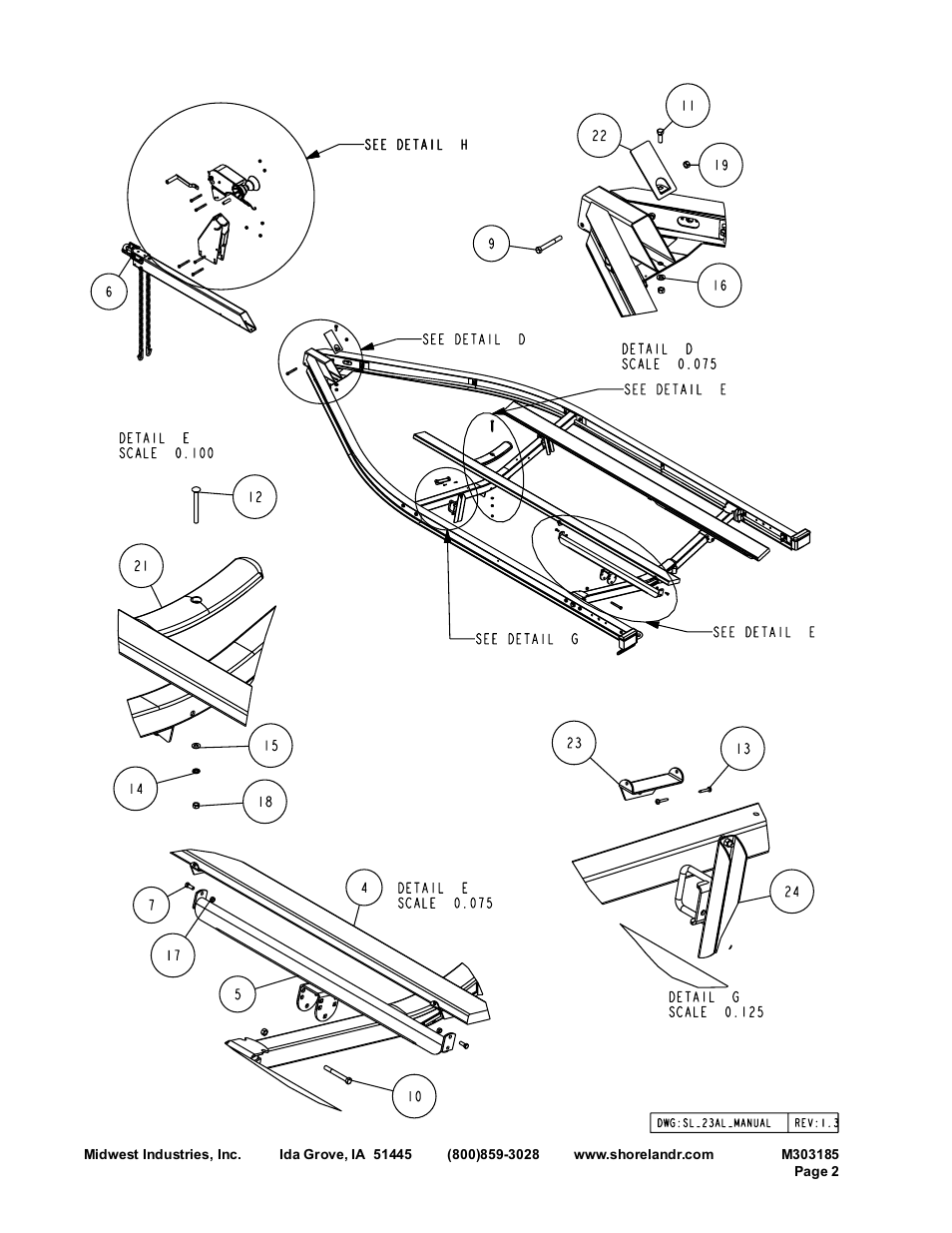 ShoreLand'r SL23AL User Manual | Page 2 / 16