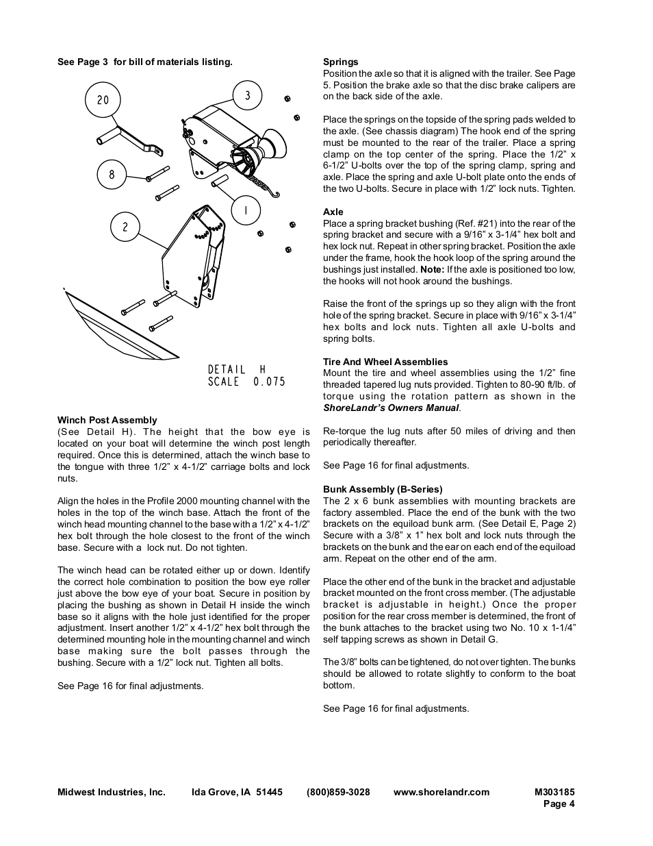 ShoreLand'r SL23AL User Manual | Page 4 / 16