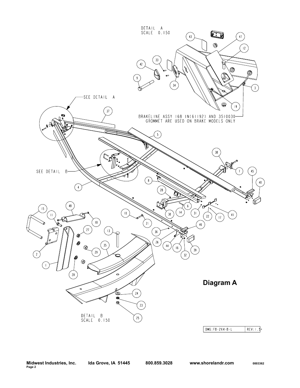 Diagram a | ShoreLand'r SLB23L User Manual | Page 2 / 10