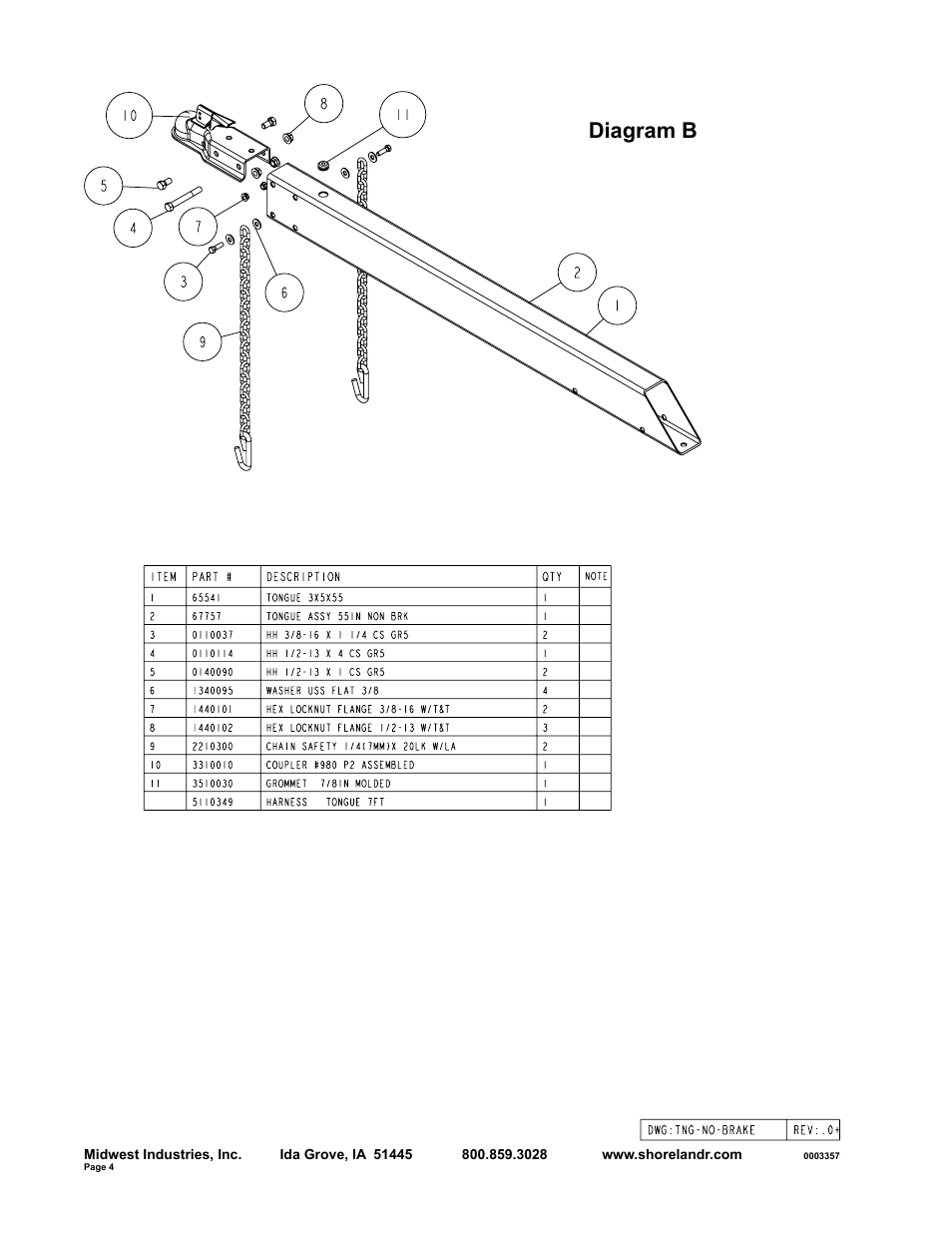 Diagram b | ShoreLand'r SLB23S User Manual | Page 4 / 10