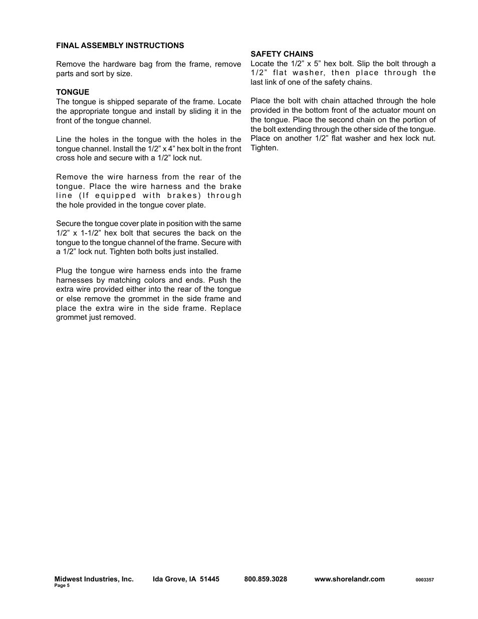 ShoreLand'r SLB23S User Manual | Page 5 / 10
