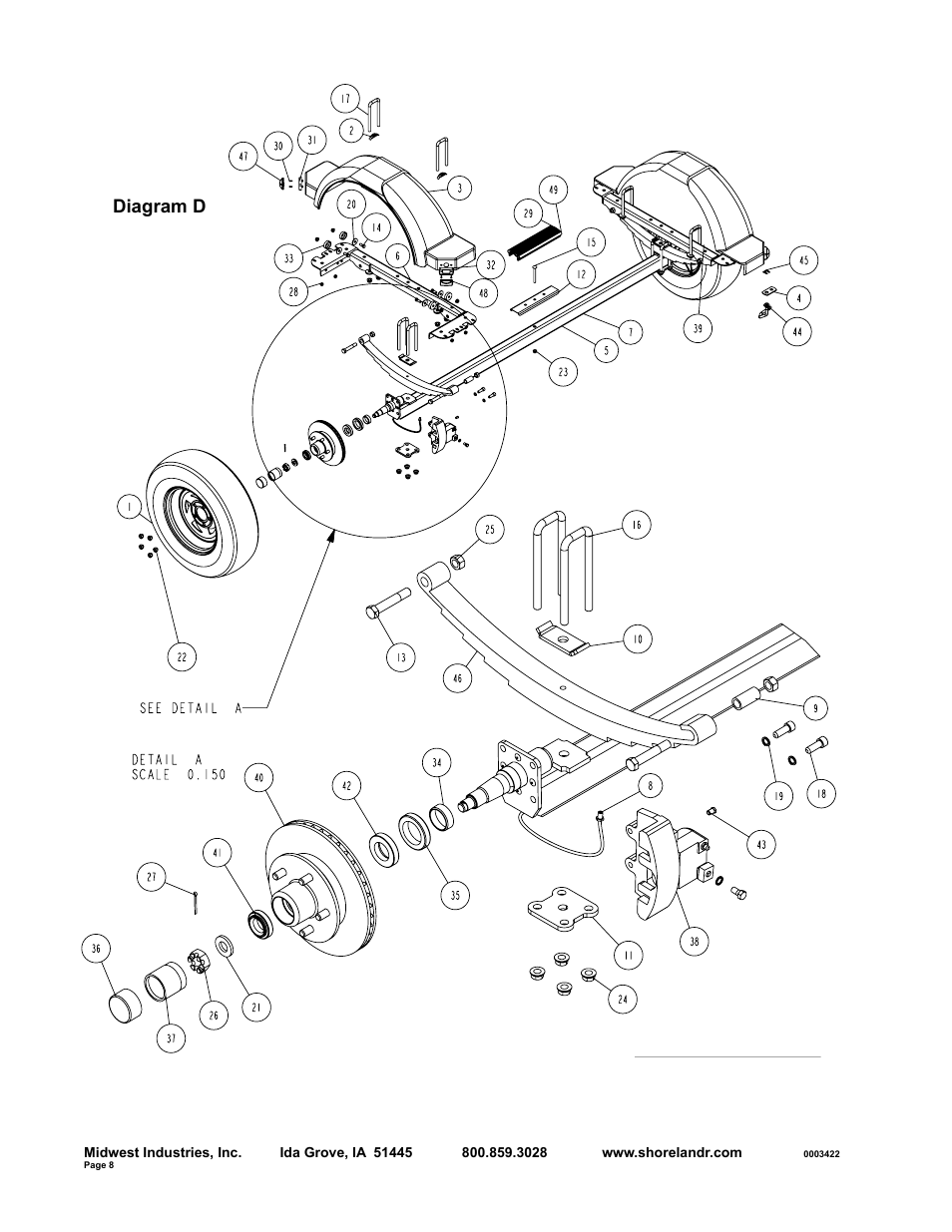 Diagram d | ShoreLand'r SLB30BL User Manual | Page 8 / 10