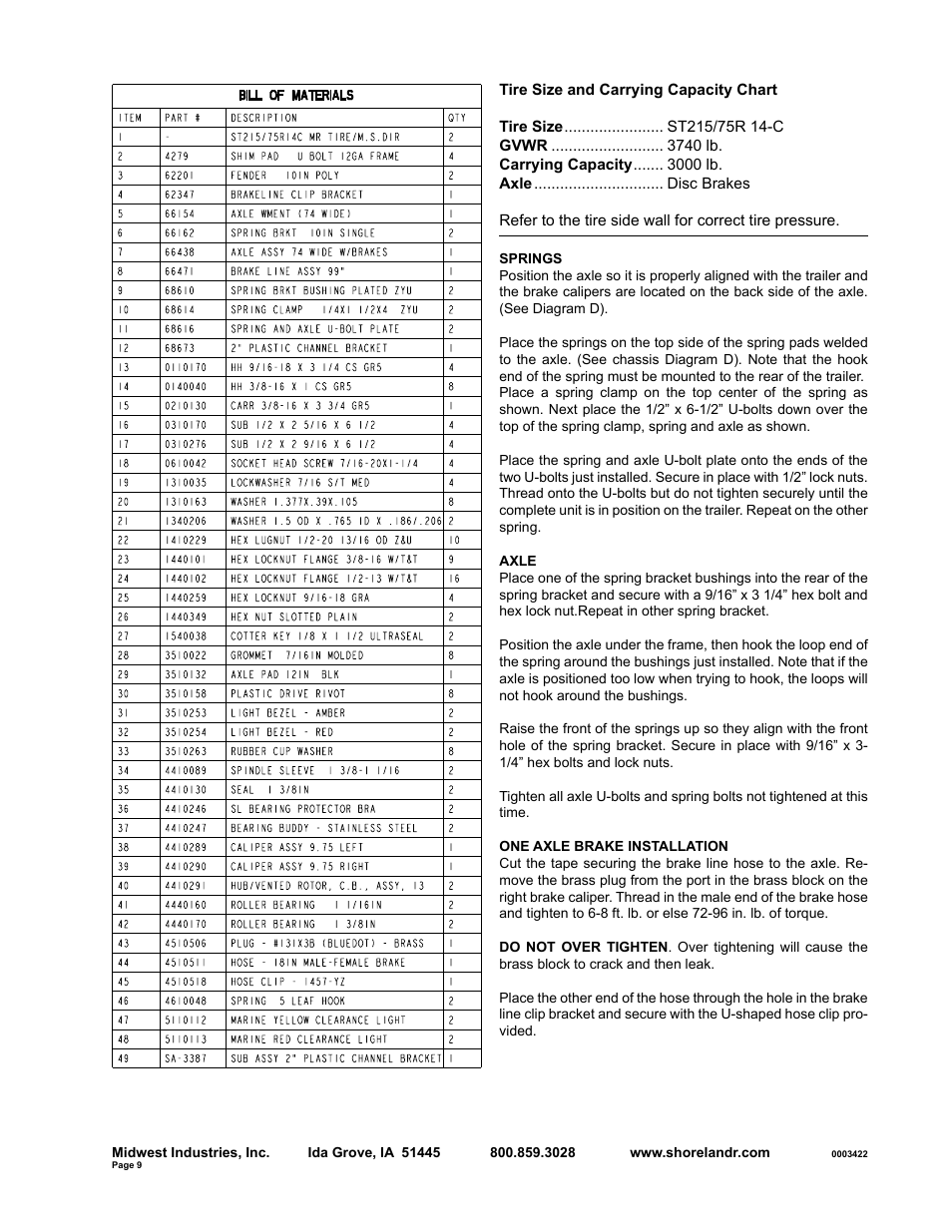 ShoreLand'r SLB30BL User Manual | Page 9 / 10