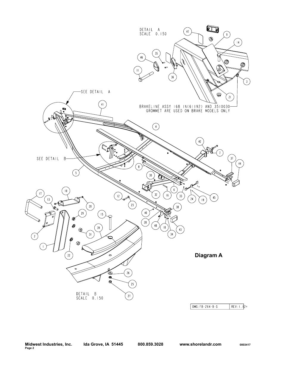 Diagram a | ShoreLand'r SLB30BS User Manual | Page 2 / 10