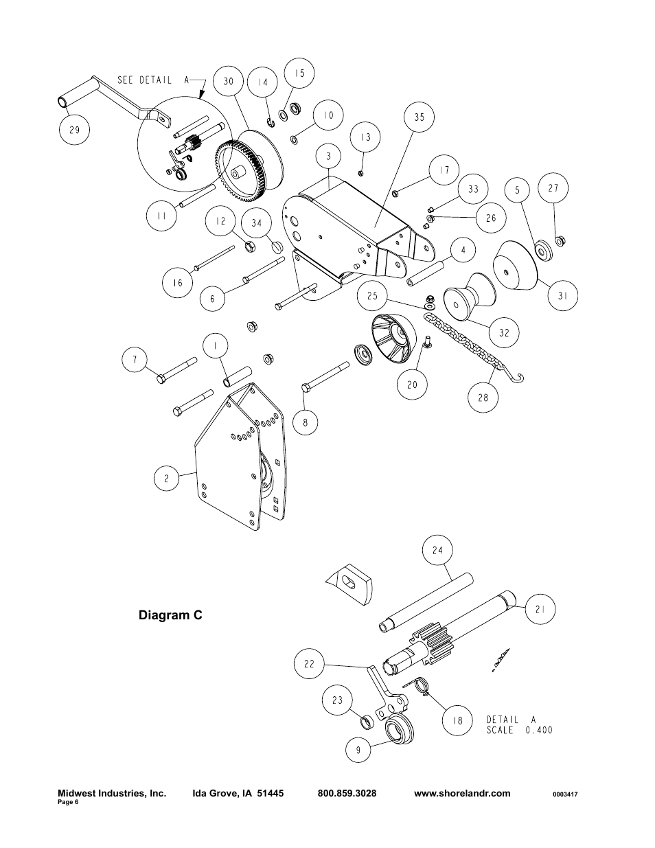 Diagram c | ShoreLand'r SLB30BS User Manual | Page 6 / 10