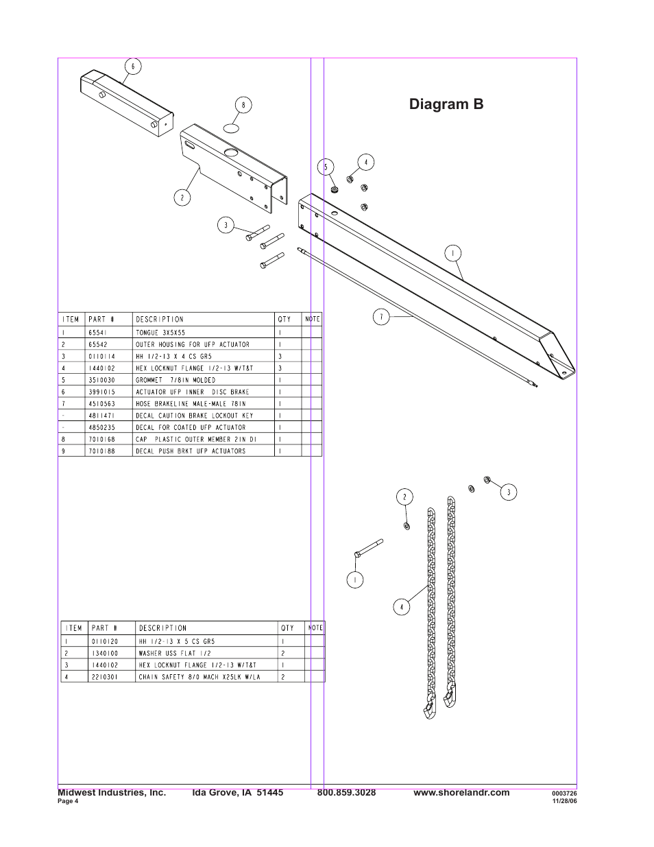 Diagram b | ShoreLand'r SLB40TABBXLW User Manual | Page 4 / 14