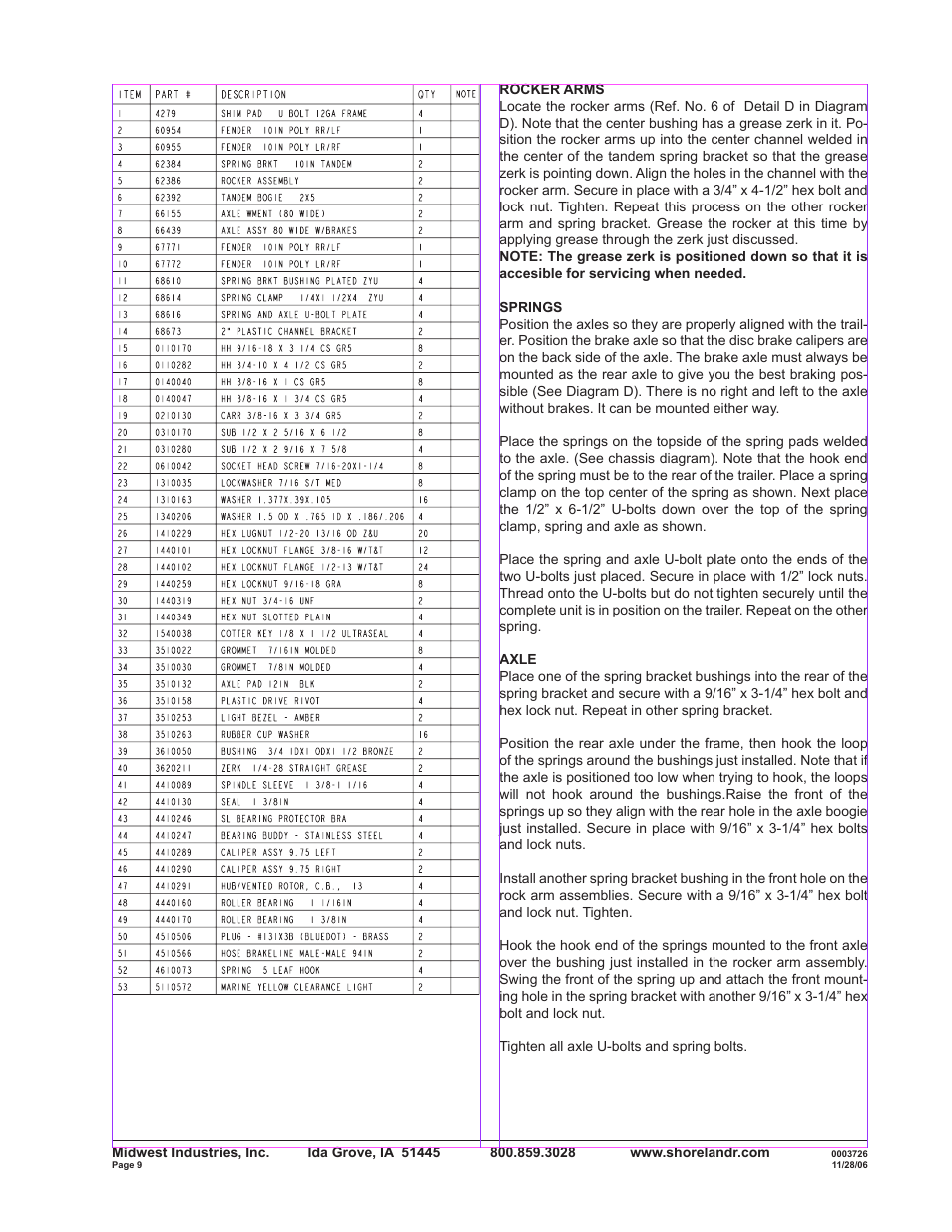 ShoreLand'r SLB40TABBXLW User Manual | Page 9 / 14
