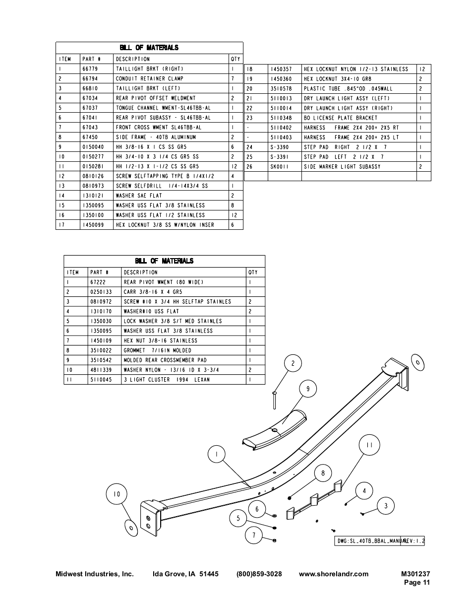 ShoreLand'r SL40TBAL User Manual | Page 11 / 16