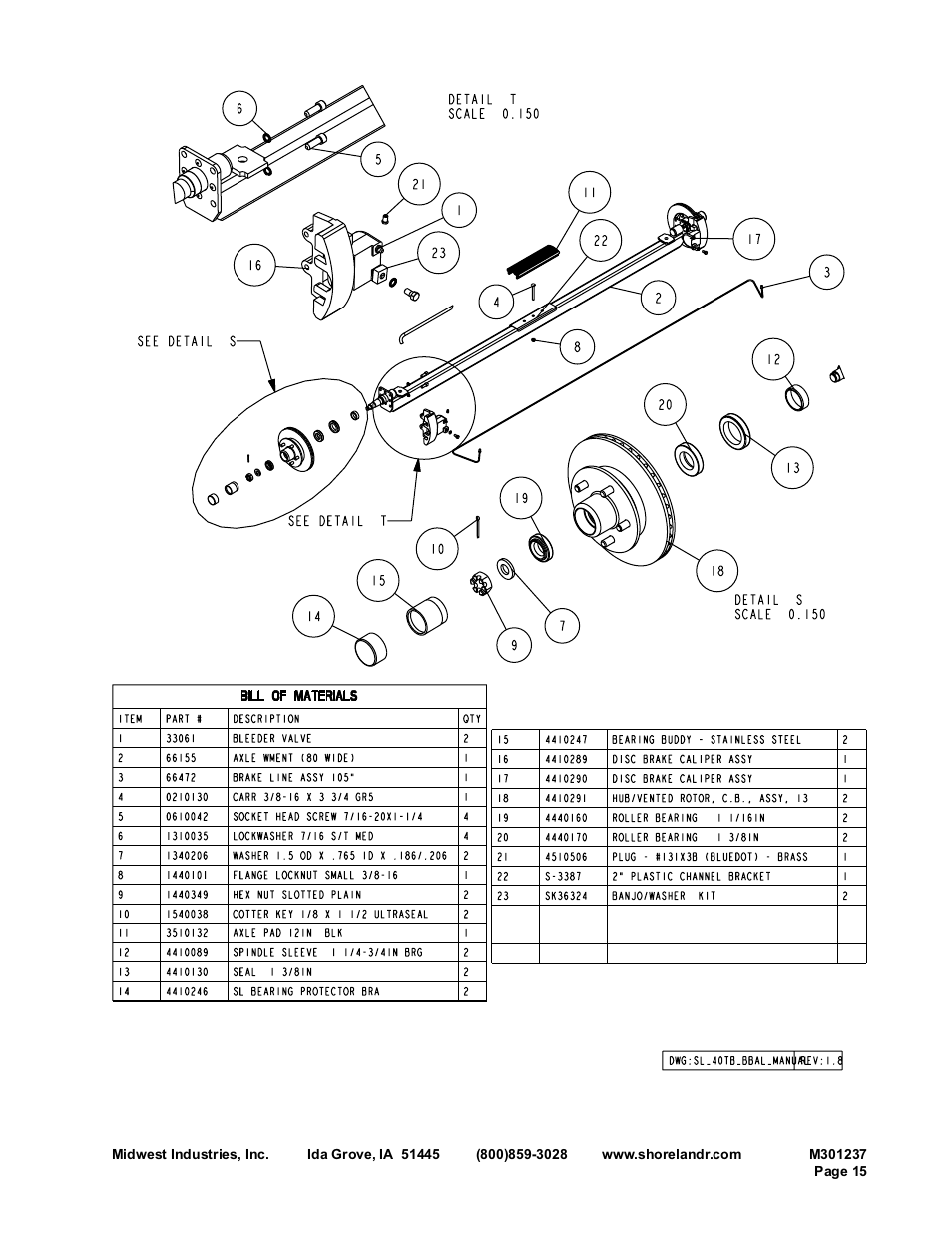 ShoreLand'r SL40TBAL User Manual | Page 15 / 16