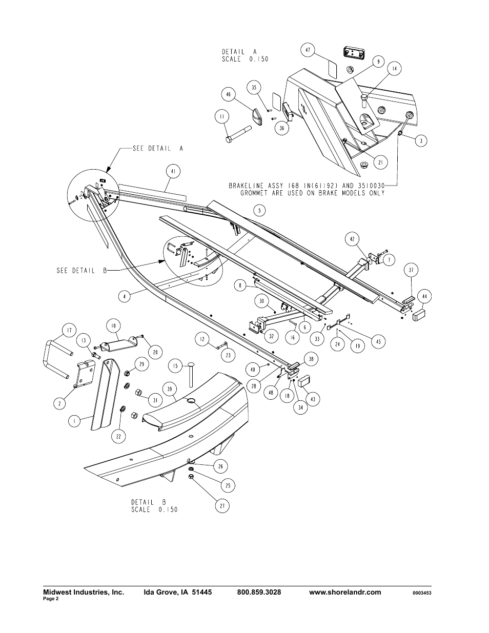 ShoreLand'r SLB40TBBLW User Manual | Page 2 / 12