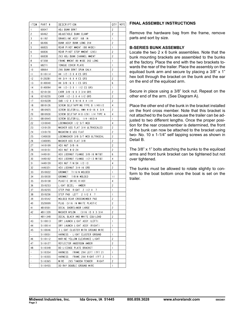 ShoreLand'r SLB40TBBXLW User Manual | Page 3 / 12