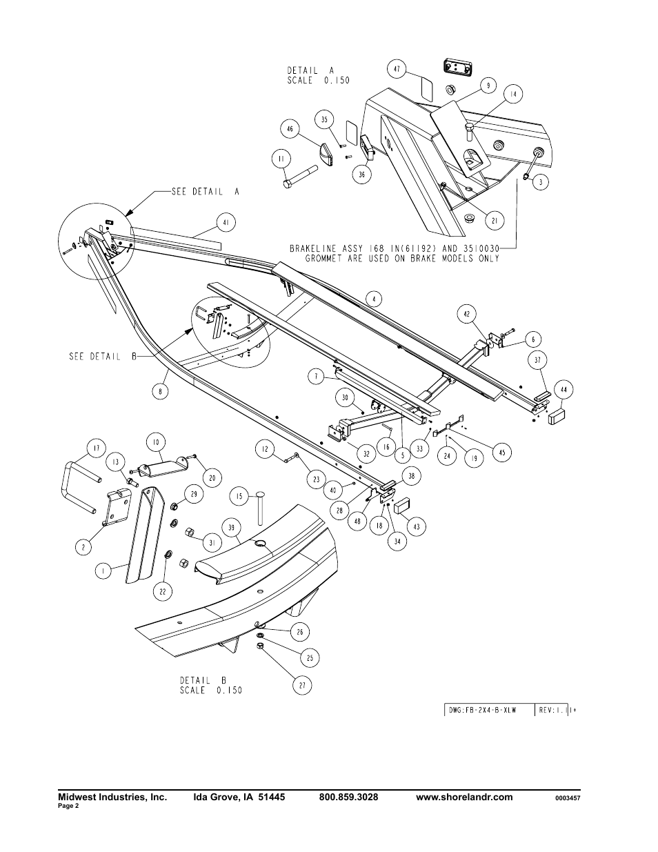 ShoreLand'r SLB40TBXLW User Manual | Page 2 / 12