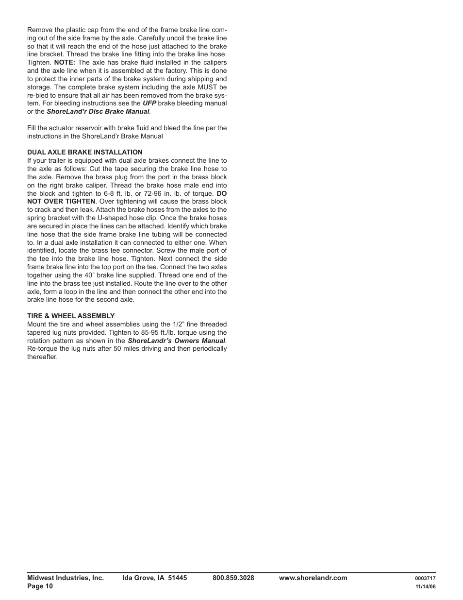ShoreLand'r SLB46TABBS User Manual | Page 10 / 12