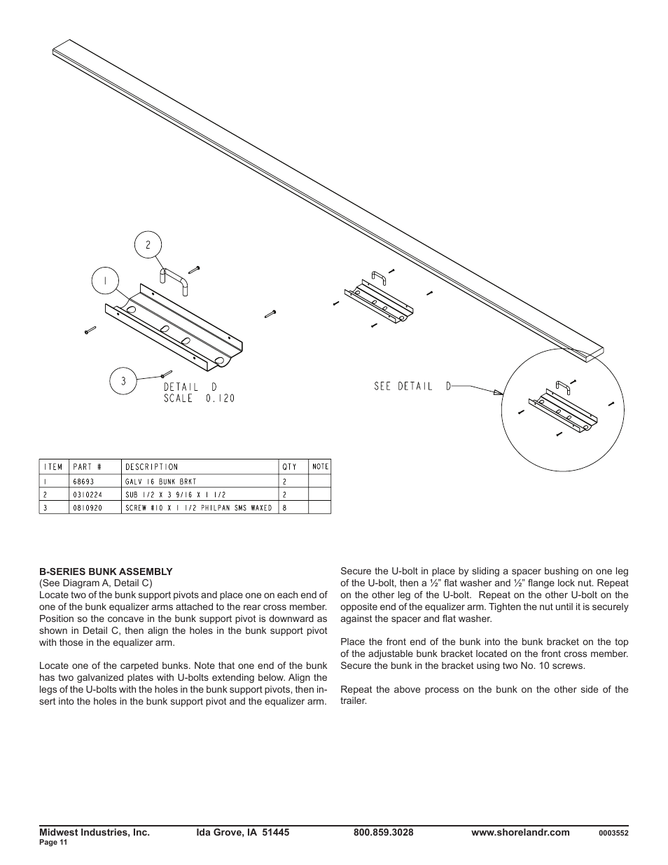 ShoreLand'r SLB46TABL User Manual | Page 11 / 12