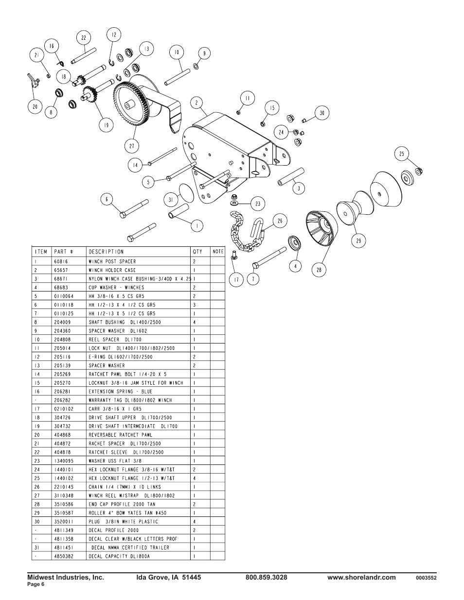 ShoreLand'r SLB46TABL User Manual | Page 6 / 12