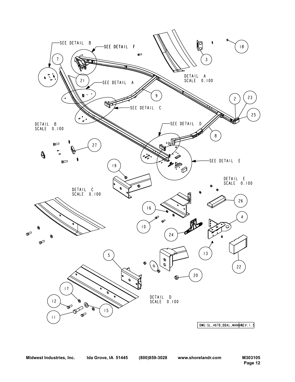 ShoreLand'r SLB46TBAL User Manual | Page 12 / 18