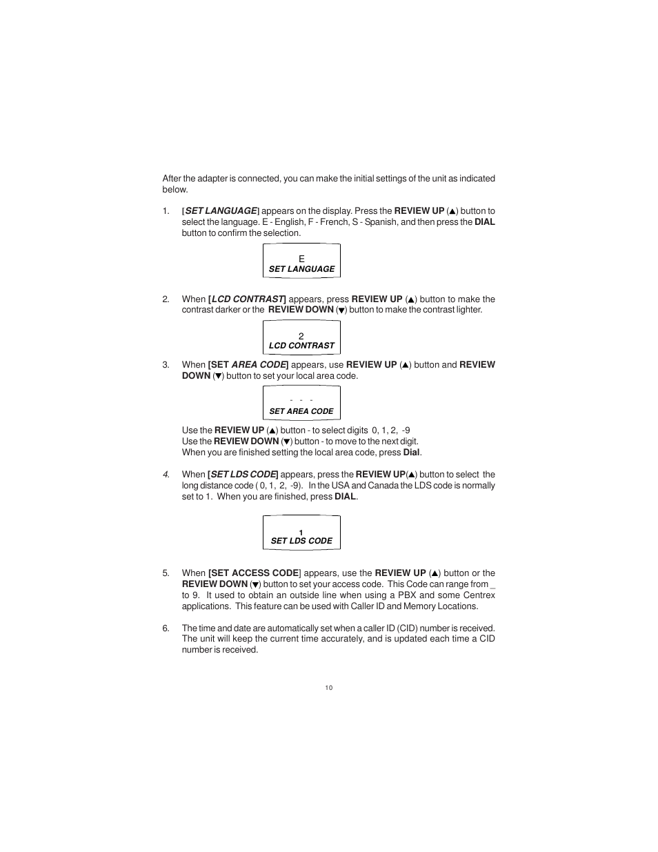 Cortelco DISPOSITION PLUS 2200 User Manual | Page 10 / 26