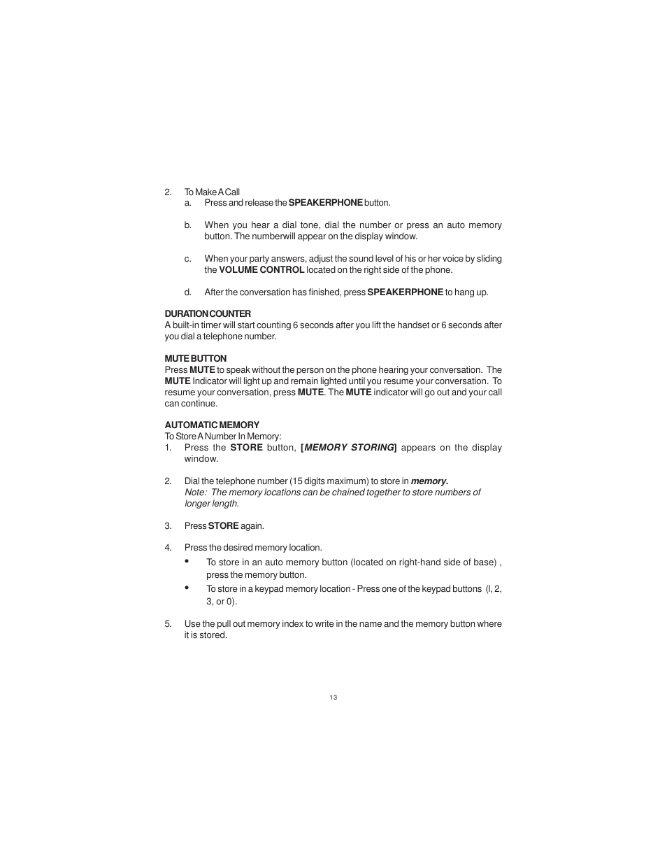 Cortelco DISPOSITION PLUS 2200 User Manual | Page 13 / 26