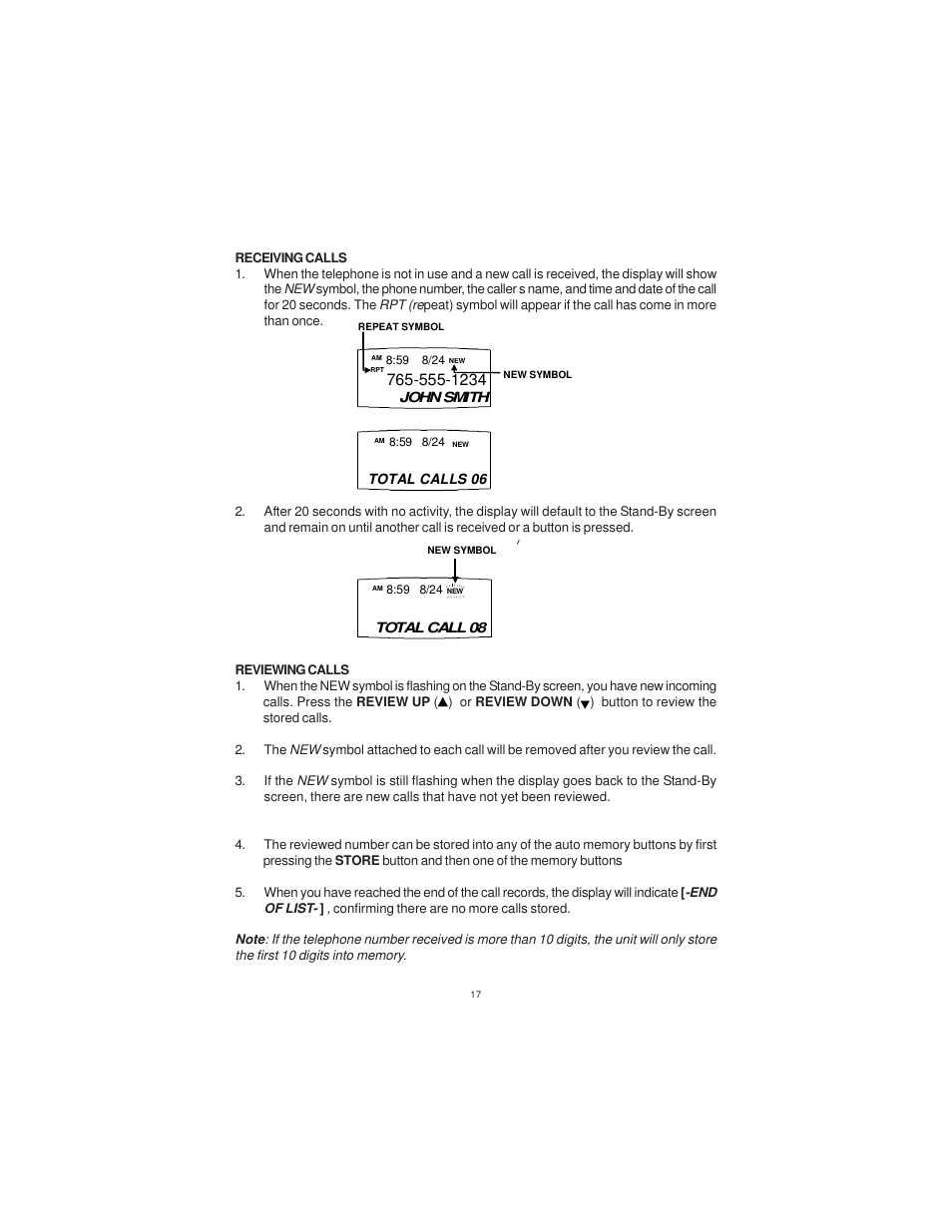 Cortelco DISPOSITION PLUS 2200 User Manual | Page 17 / 26