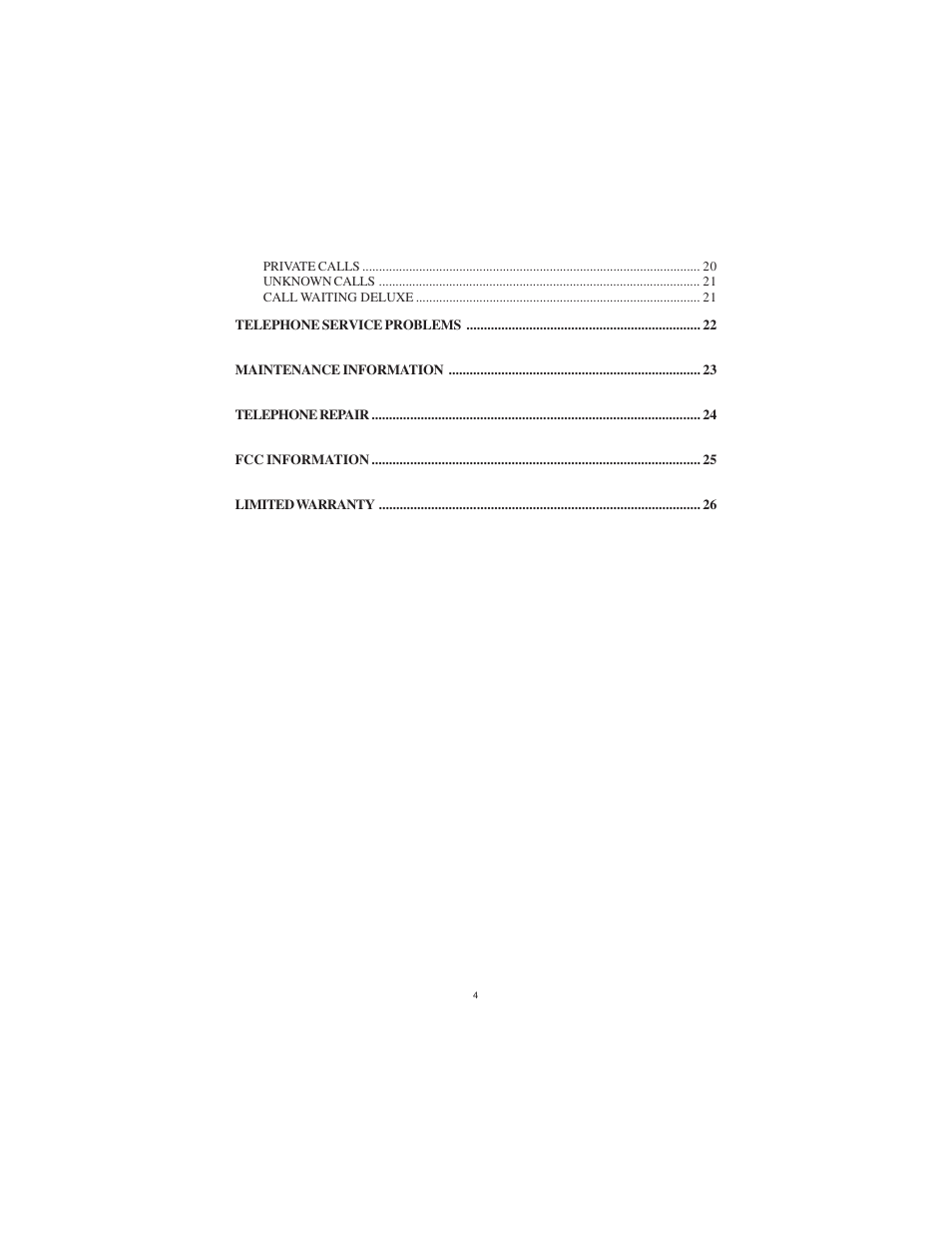 Cortelco DISPOSITION PLUS 2200 User Manual | Page 4 / 26
