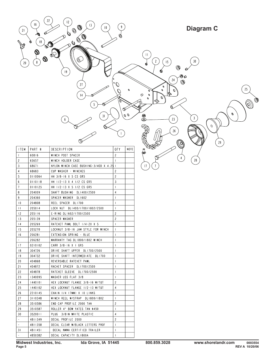 Diagram c | ShoreLand'r SLB46TBBL V.2 User Manual | Page 5 / 12