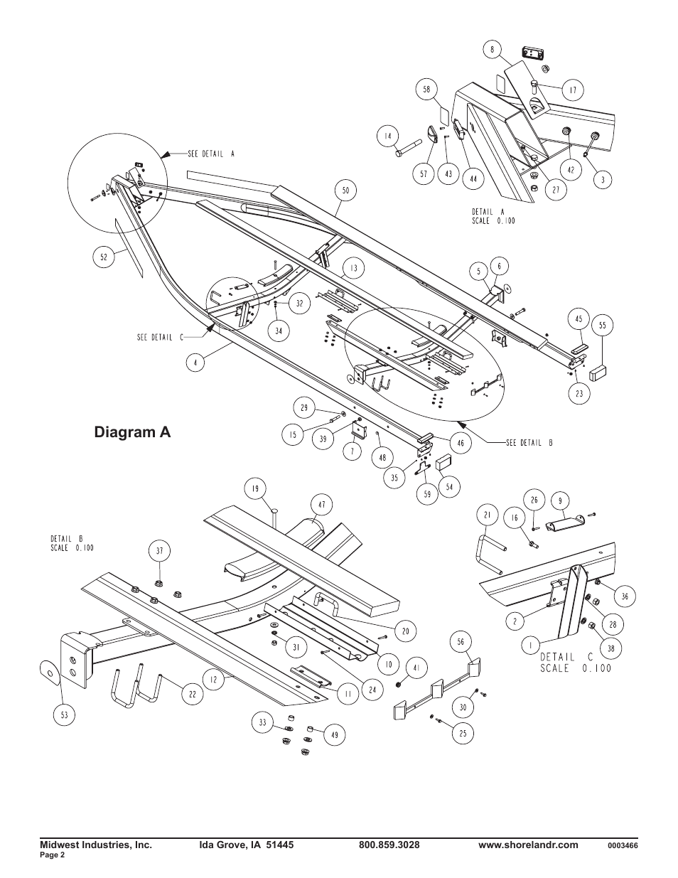 Diagram a | ShoreLand'r SLB46TBBS V.1 User Manual | Page 2 / 10