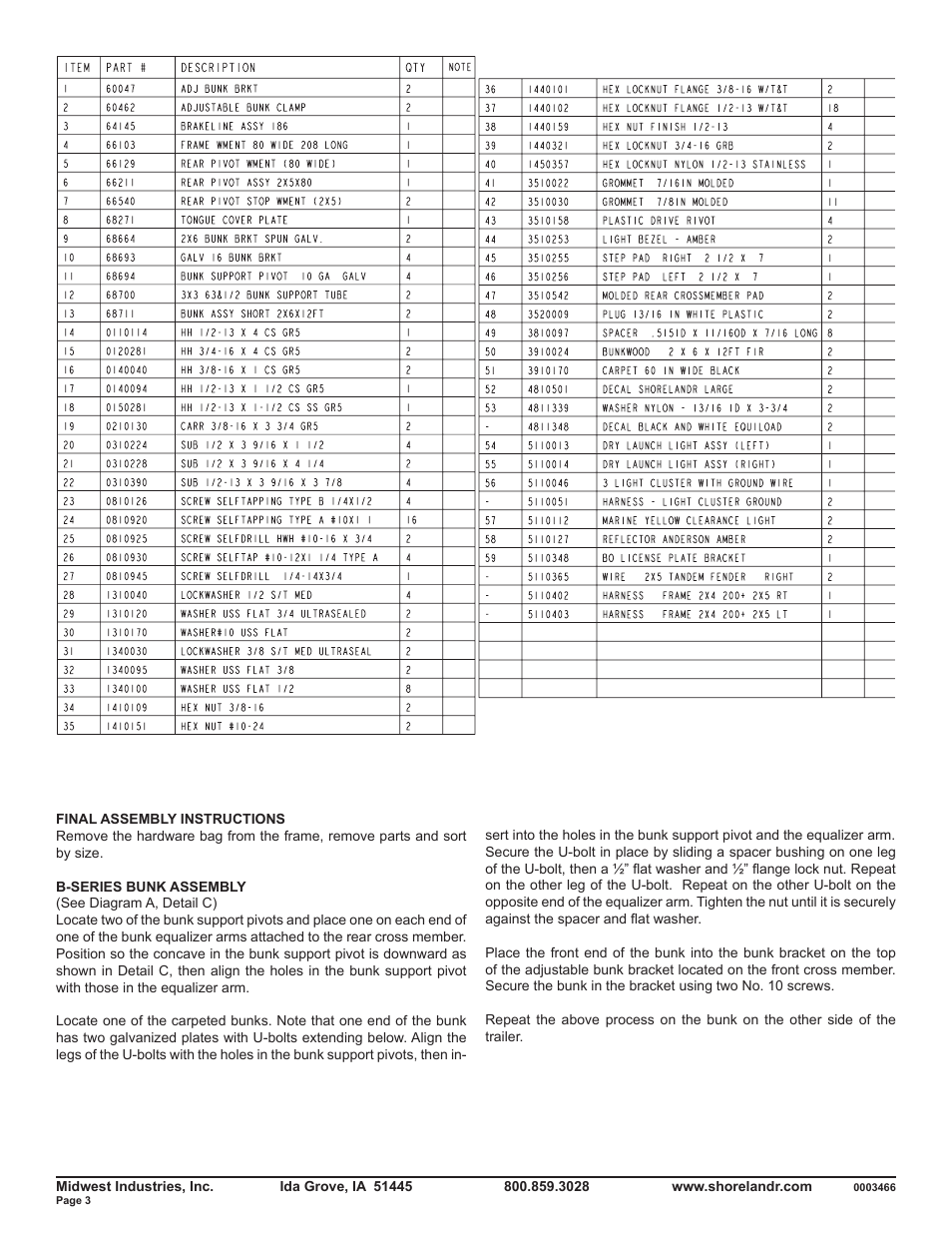 ShoreLand'r SLB46TBBS V.1 User Manual | Page 3 / 10