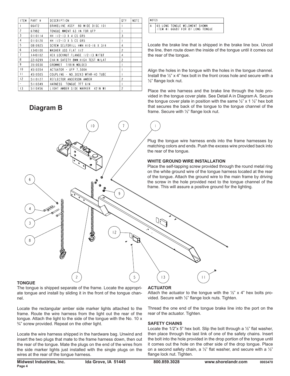 Diagram b | ShoreLand'r SLB55TBBL V.1 User Manual | Page 4 / 10