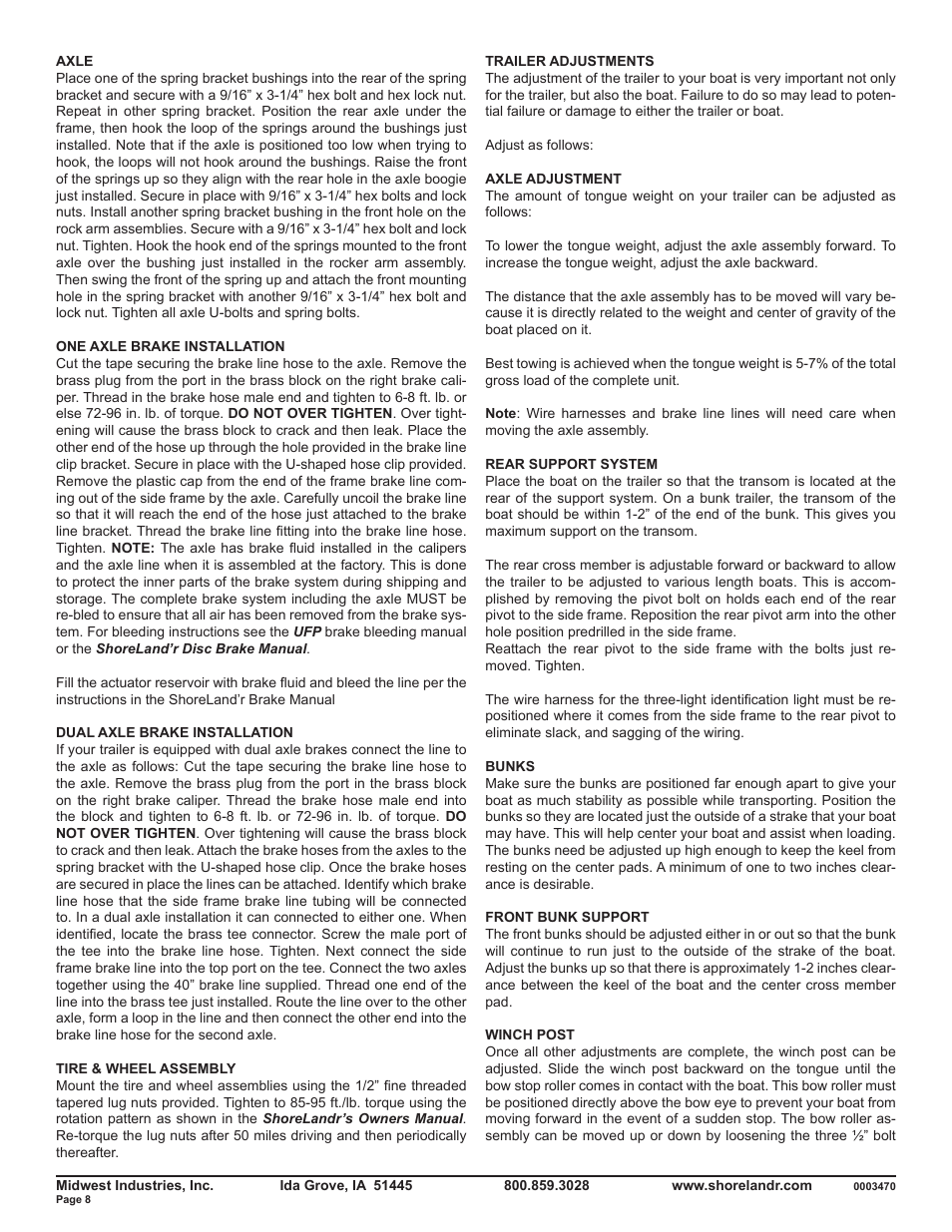 ShoreLand'r SLB55TBBL V.1 User Manual | Page 8 / 10