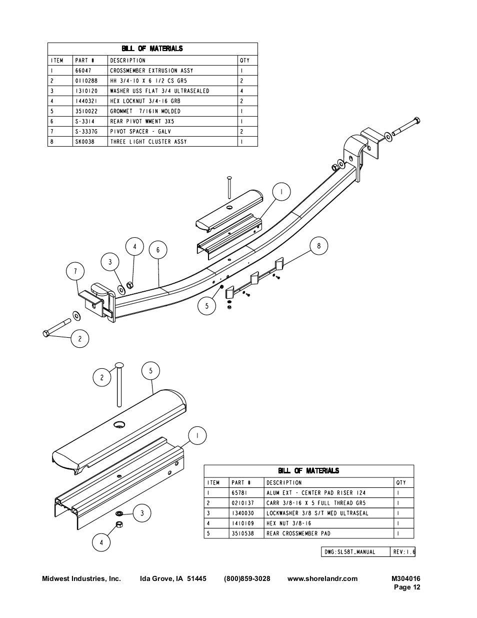 ShoreLand'r SLB58T User Manual | Page 12 / 14