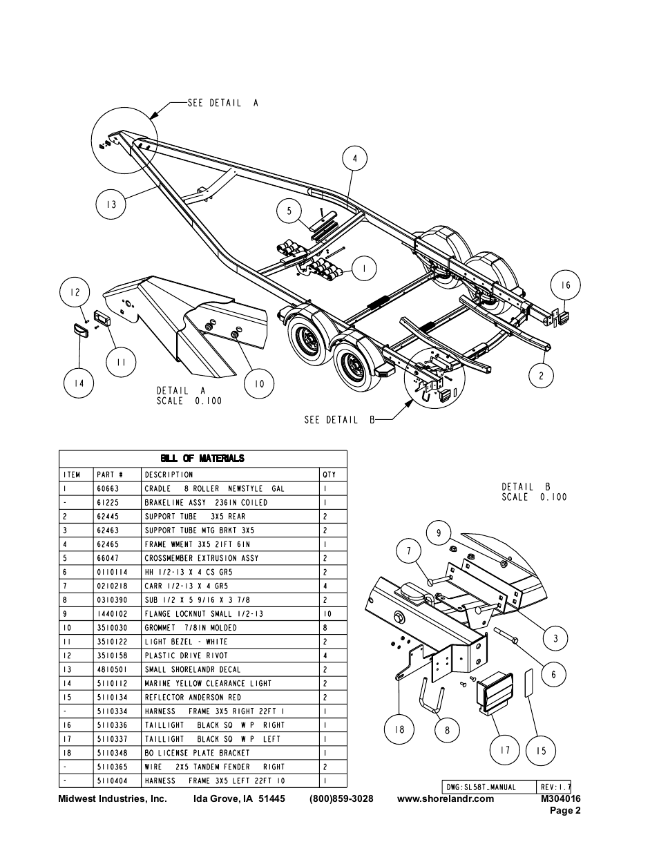 ShoreLand'r SLB58T User Manual | Page 2 / 14