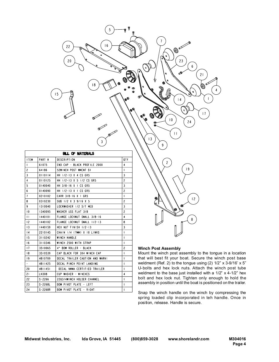 ShoreLand'r SLB58T User Manual | Page 4 / 14