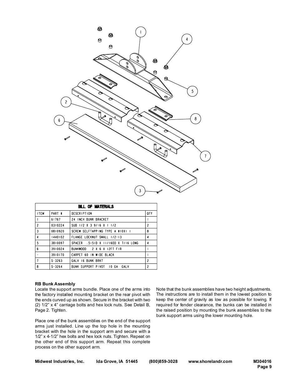 ShoreLand'r SLB58T User Manual | Page 9 / 14