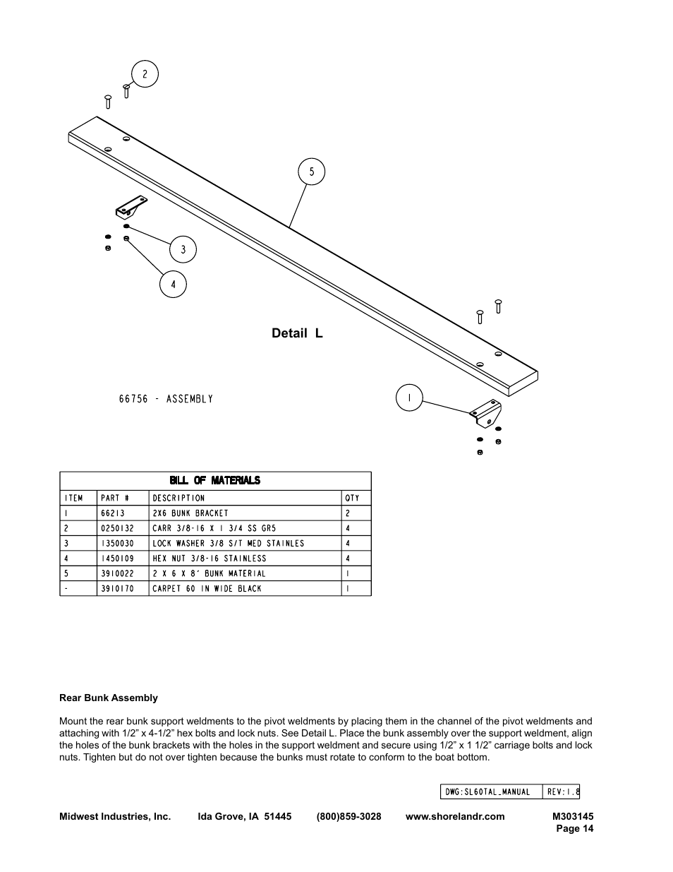 Detail l | ShoreLand'r SL60TAL User Manual | Page 14 / 16