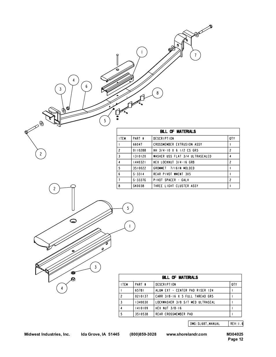 ShoreLand'r SLB68T User Manual | Page 12 / 14