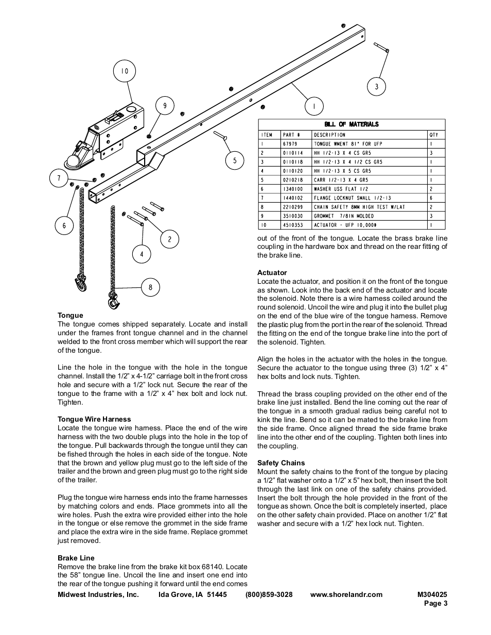 ShoreLand'r SLB68T User Manual | Page 3 / 14