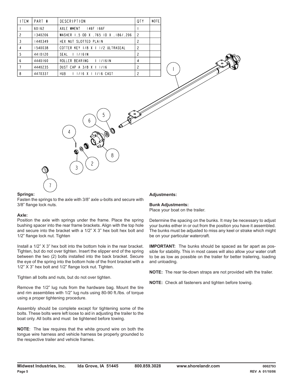 ShoreLand'r SLB7TS User Manual | Page 5 / 6