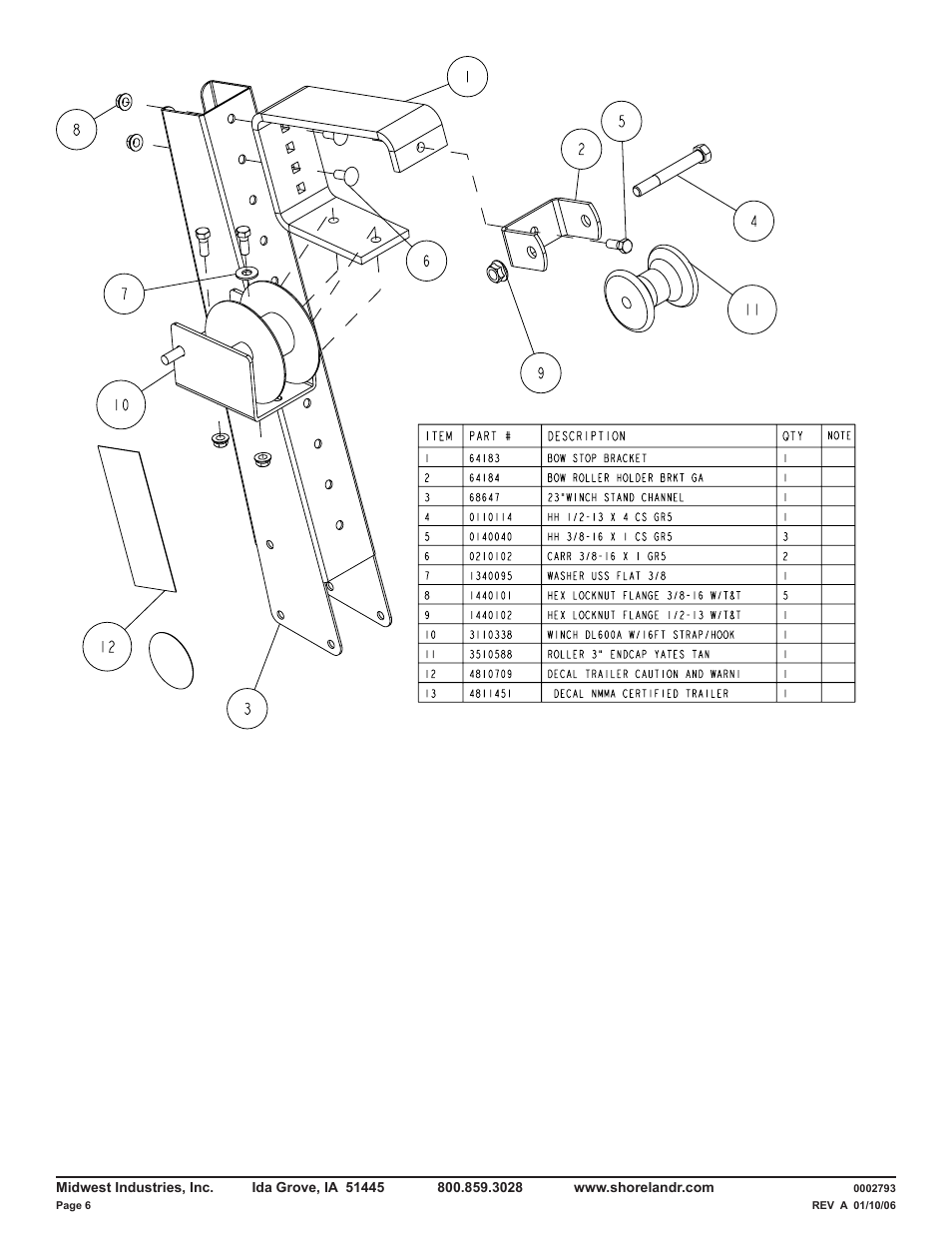 ShoreLand'r SLB7TS User Manual | Page 6 / 6