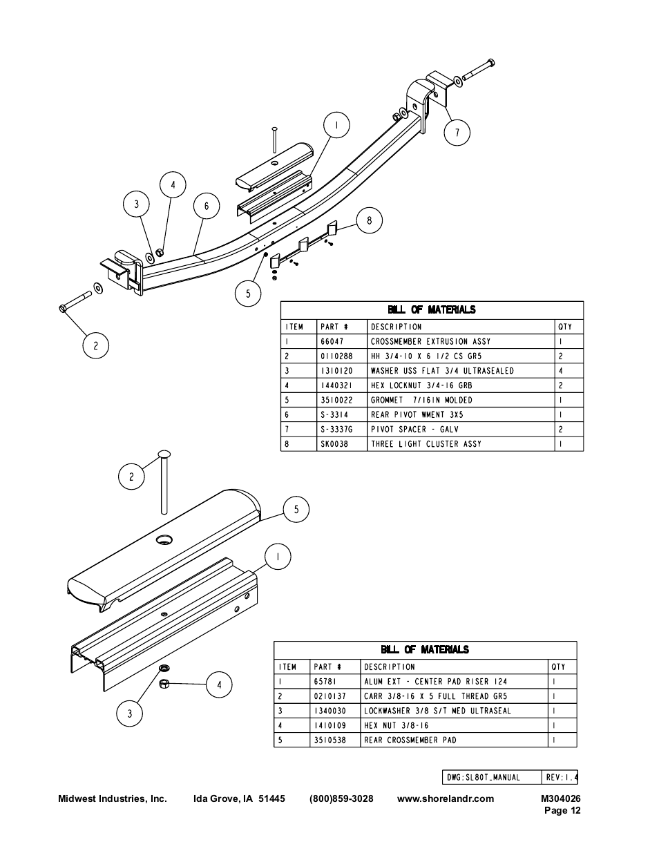 ShoreLand'r SL80T User Manual | Page 12 / 14
