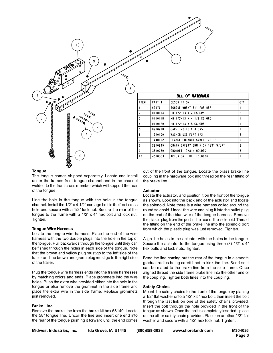 ShoreLand'r SL80T User Manual | Page 3 / 14