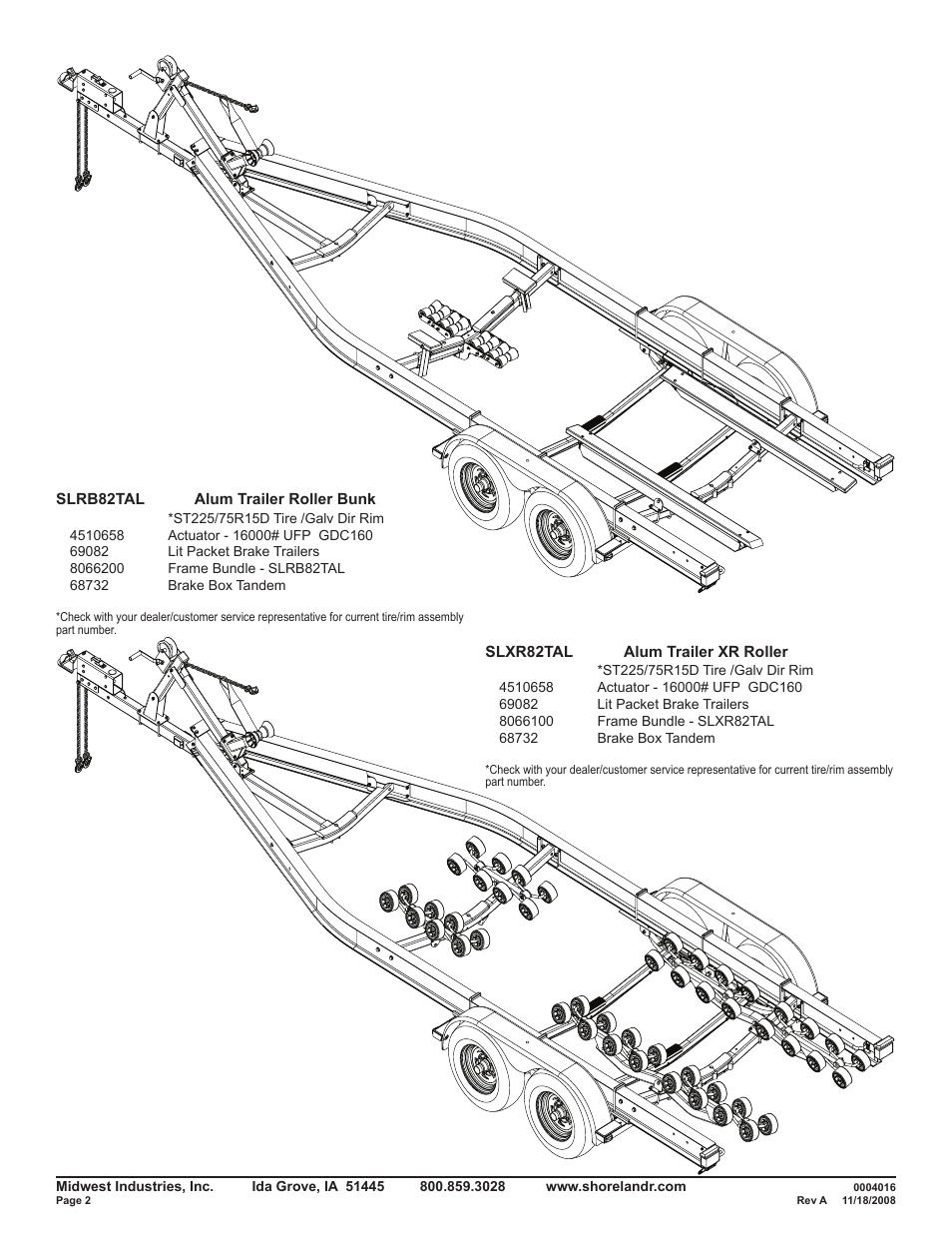 ShoreLand'r SLB82TAL User Manual | Page 2 / 16