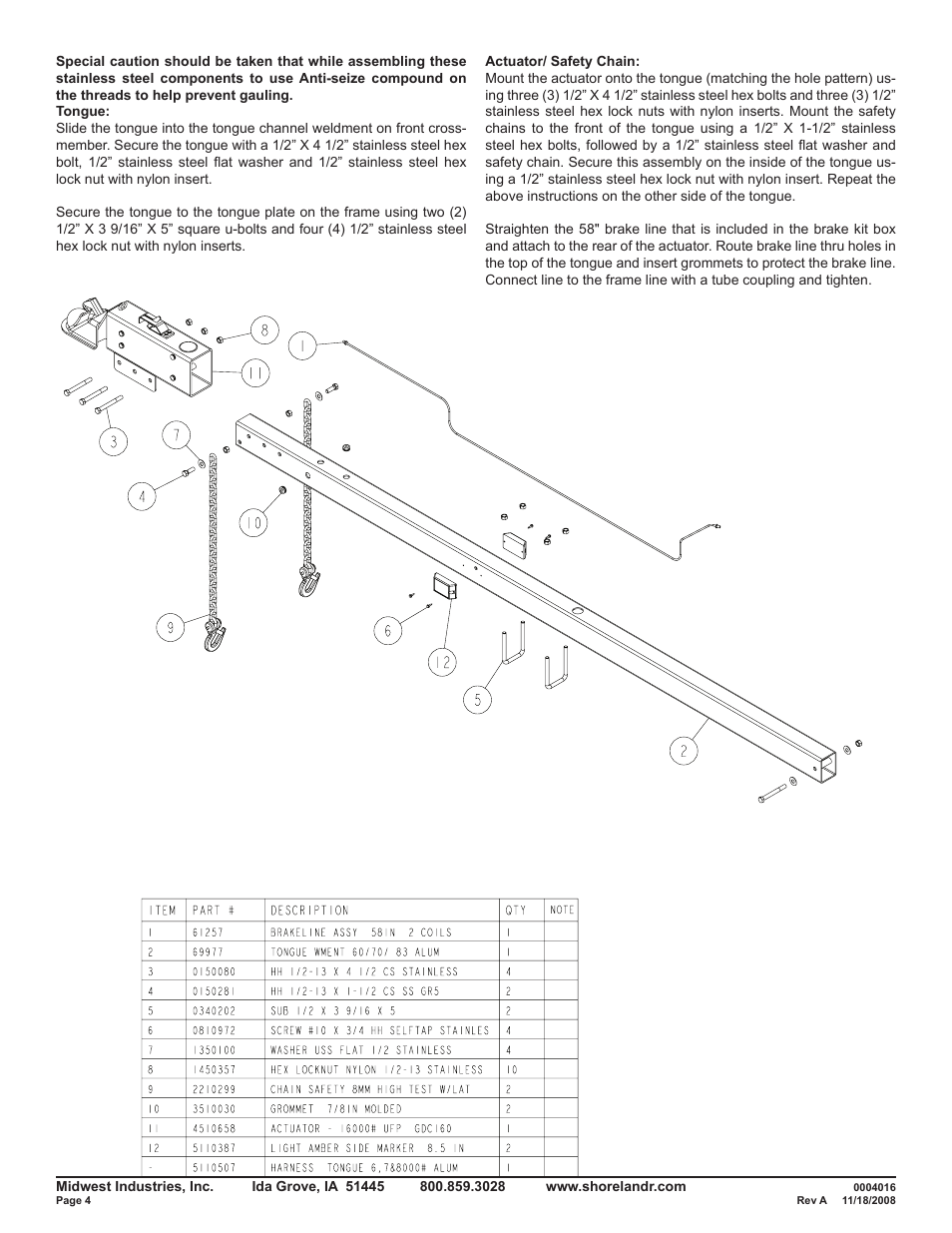 ShoreLand'r SLB82TAL User Manual | Page 4 / 16