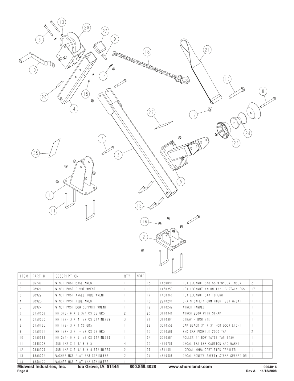 ShoreLand'r SLB82TAL User Manual | Page 8 / 16