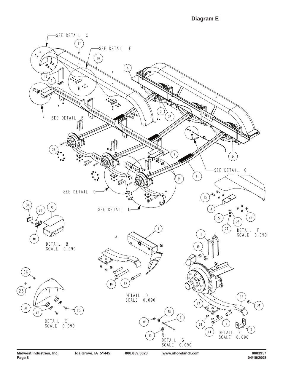 Diagram e | ShoreLand'r SLKB150TA User Manual | Page 8 / 16