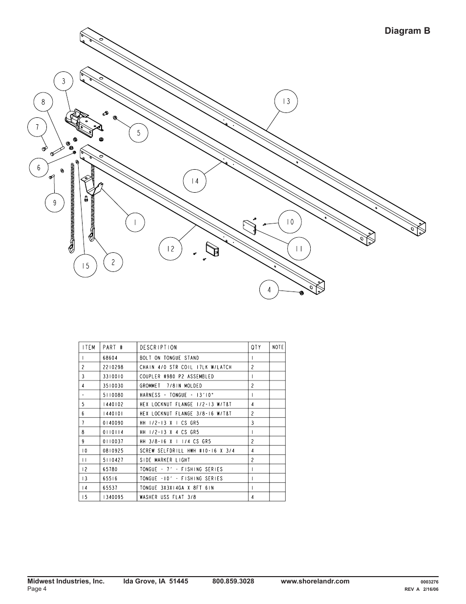 Diagram b | ShoreLand'r SLR10 User Manual | Page 4 / 8