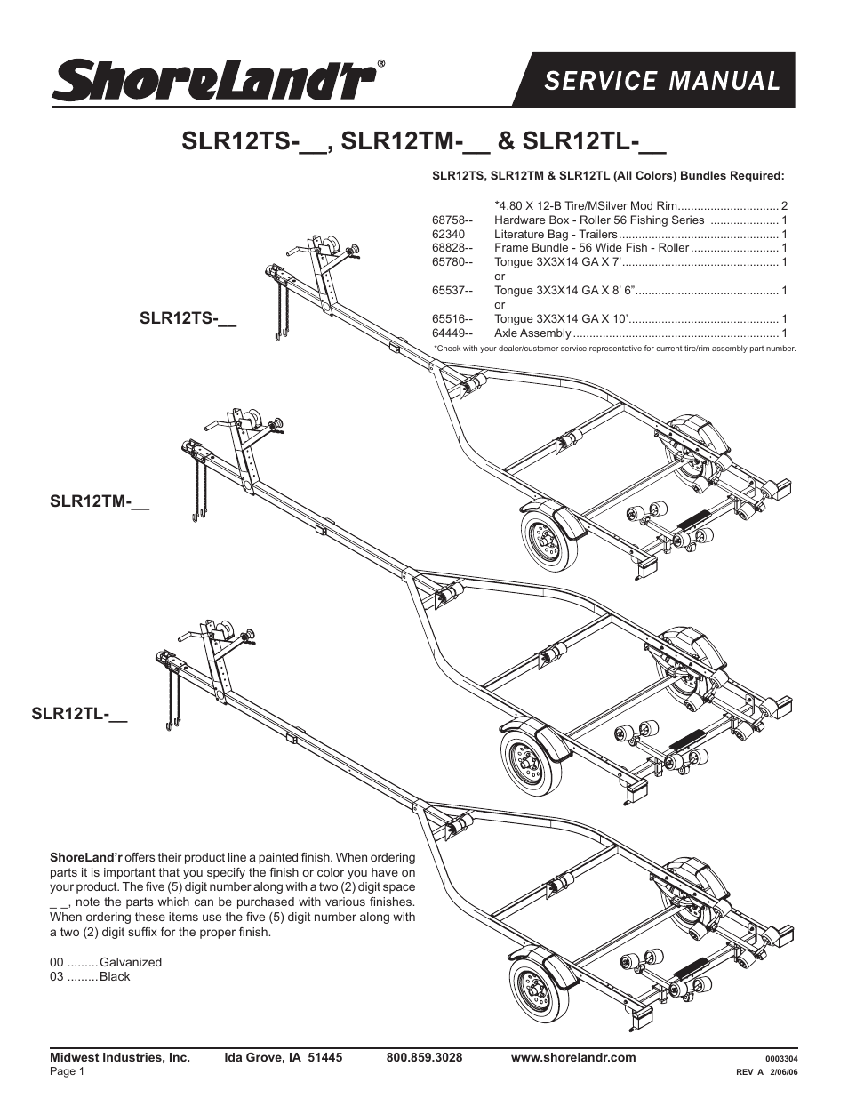 ShoreLand'r SLR12 User Manual | 10 pages