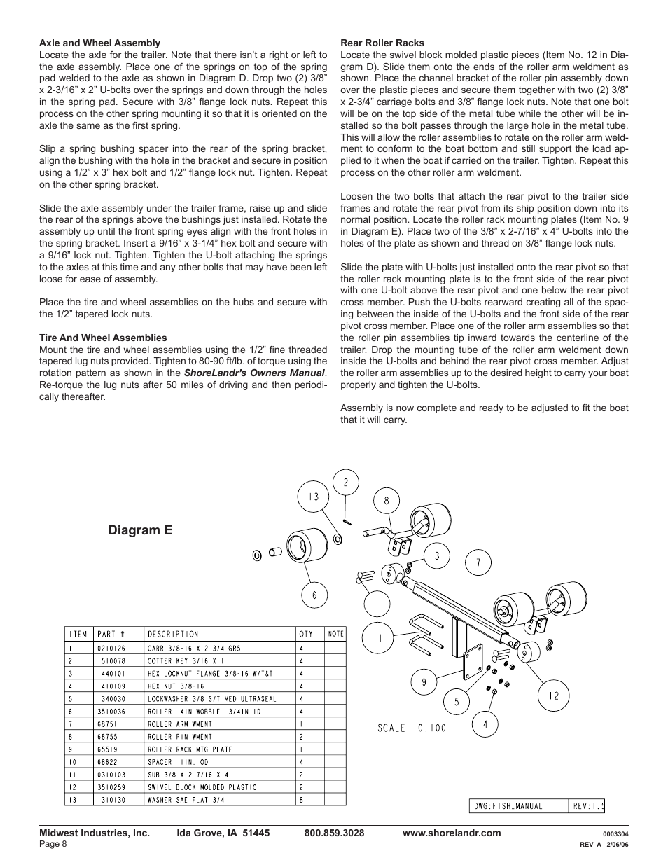 Diagram e | ShoreLand'r SLR12 User Manual | Page 8 / 10